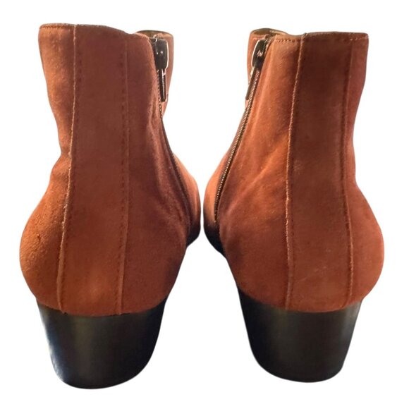 Giorgio Brutini Private Collection Men's Rust Suede Ankle Boots 8.5 NWB - Picture 5 of 9